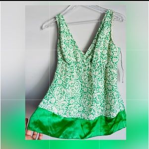 Lilly Pulitzer silk blouse elegant size 6